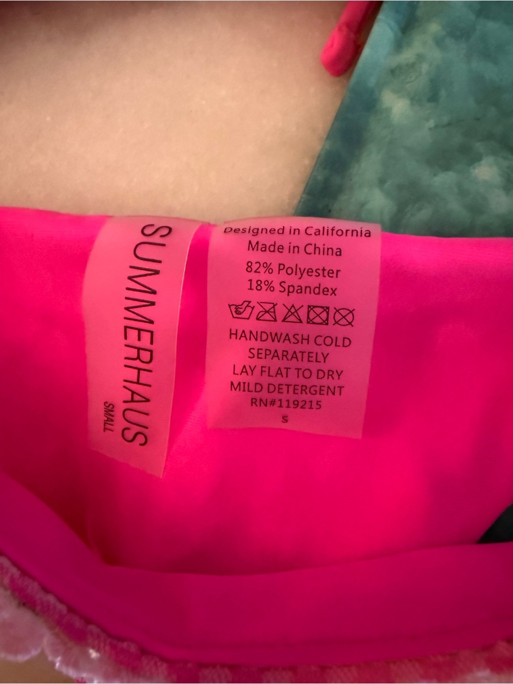 Beach Bunny summerhaus Pink Gingham Daisy Trim Bikini - Picture 6 of 8